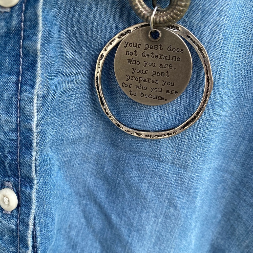 Handmade message necklace - Picture 3 of 3